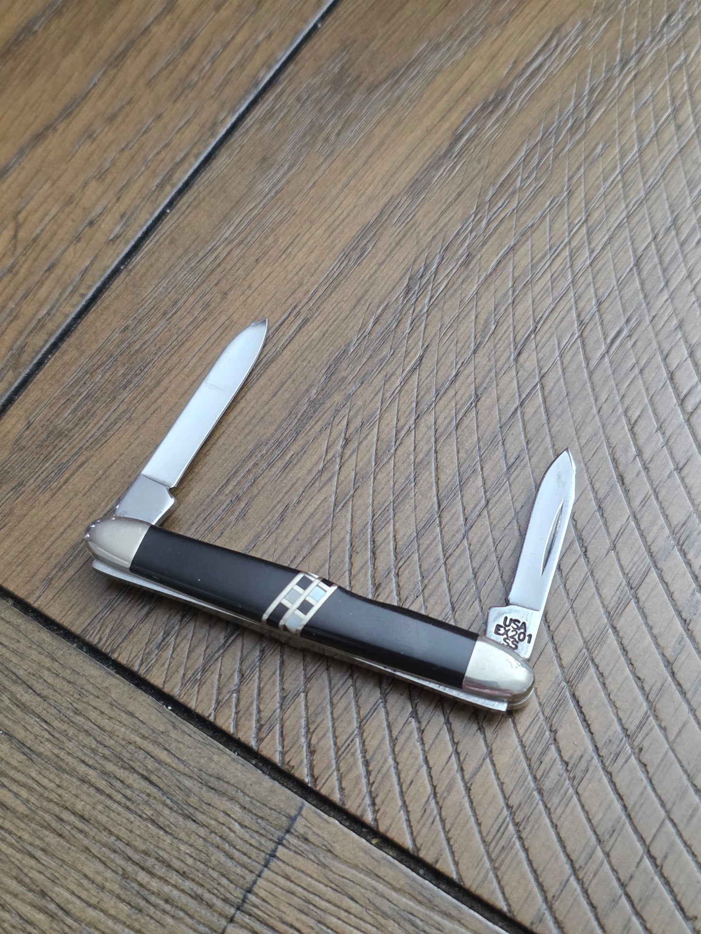 2002 Case XX Pen Knife - Black Jetstone - EX201 - No Box