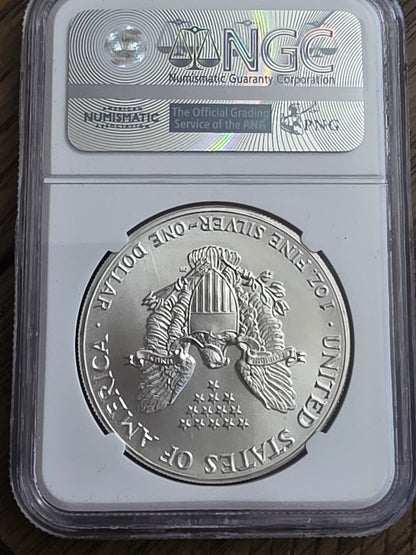 1986 Silver American Eagle $1 MS 69 First Year Of Issue NGC .999 Silver 1 oz.