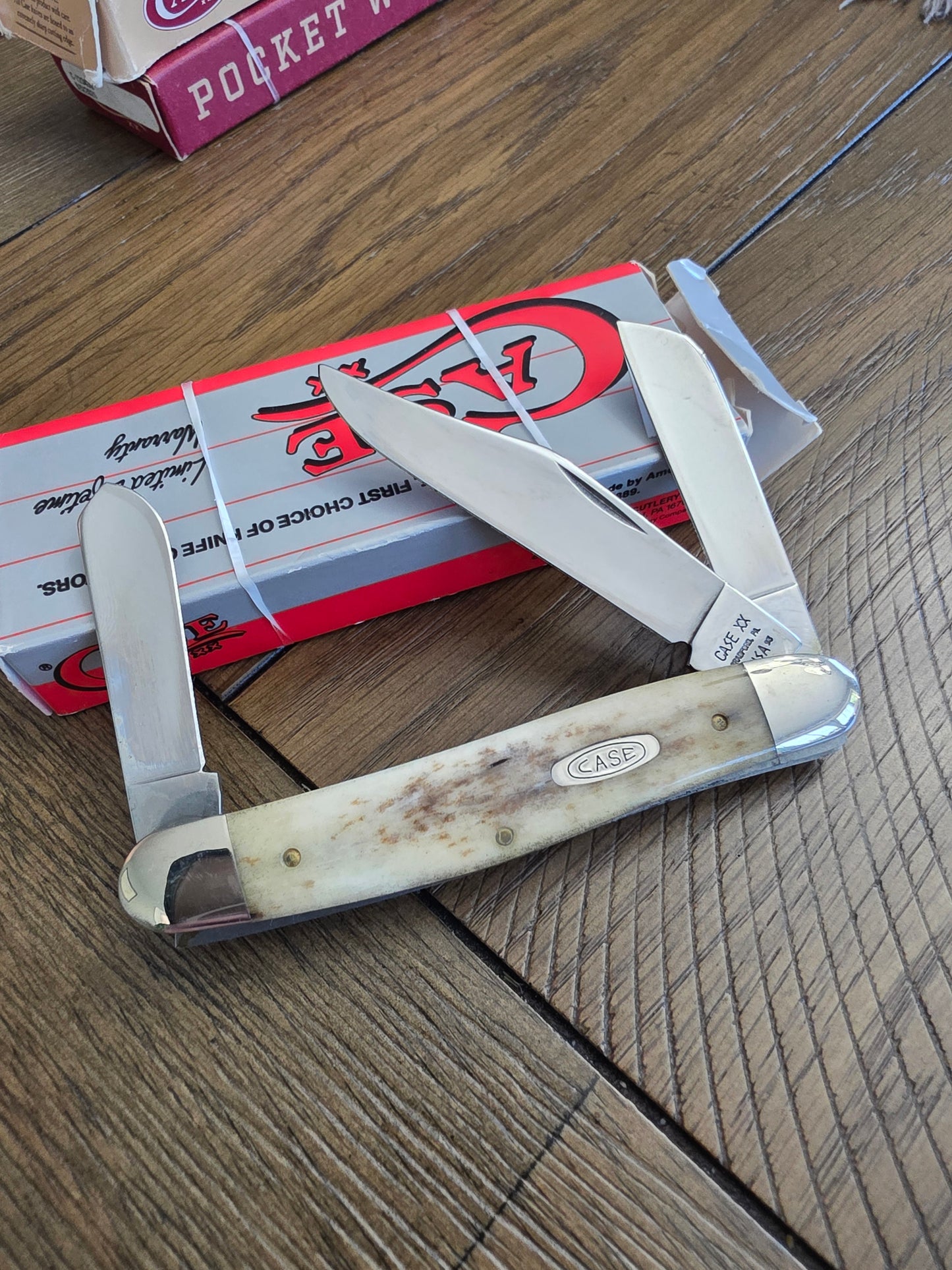 1993 Case XX A6347 Stockman Pocket Knife Appaloosa Handles NIB 01578