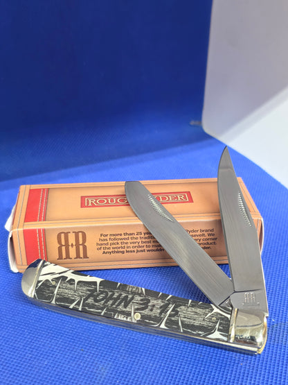 Rough Ryder Trapper John 3:16 Thorns Custom Etched RR22034W