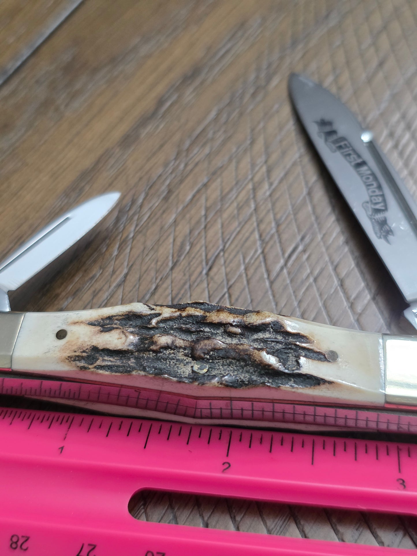 Parker Cut Co Japan - Stag Handle Whittler - First Monday Series