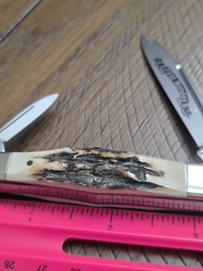 Parker Cut Co Japan - Stag Handle Whittler - First Monday Series