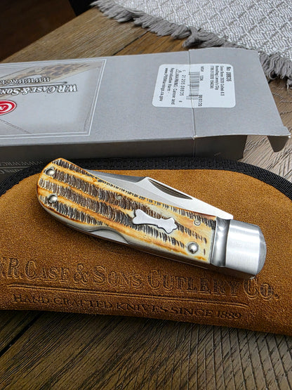 2020 Case XX Lanny's Clip Bonestag Handles 08835 NIB