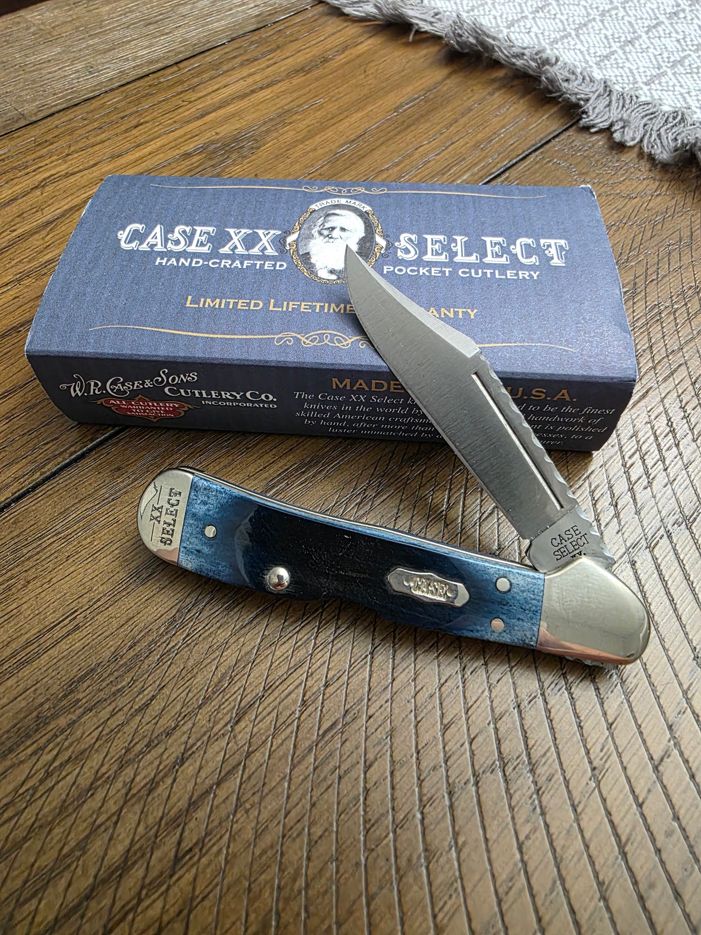 2010 Case XX Select Mini CopperLock Mediterranean Blue 05376 NIB