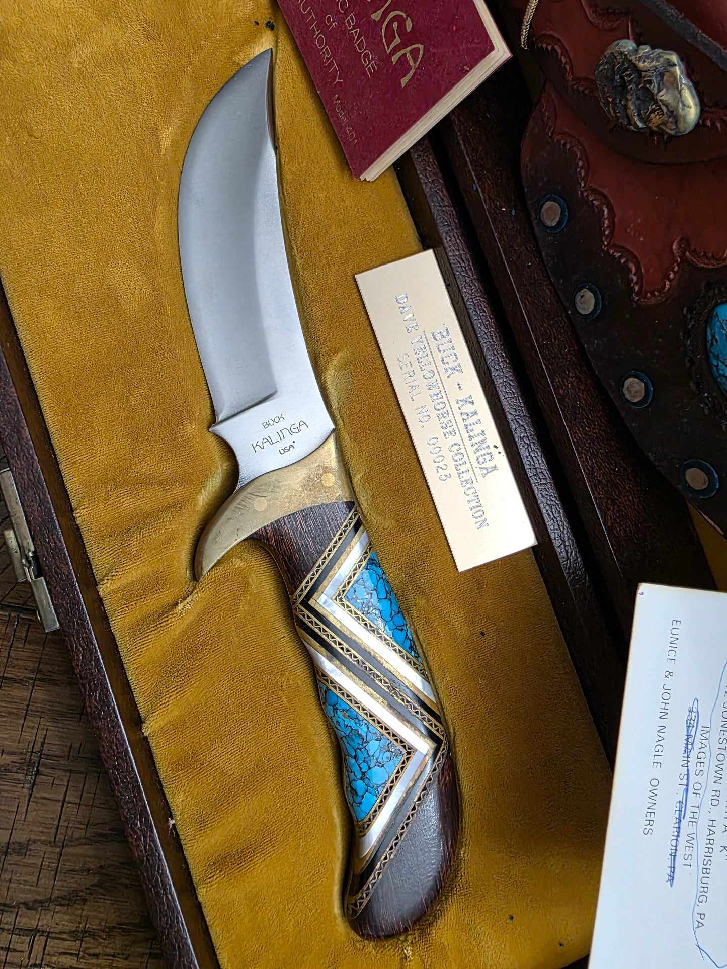 1972-1986 Buck Kalinga Yellowhorse Custom with display box #23