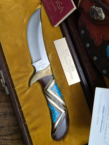 1972-1986 Buck Kalinga Yellowhorse Custom with display box #23