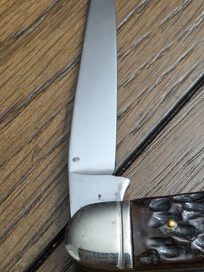 John Primble Belknap Bone Handle Muskrat with Etch - Unused