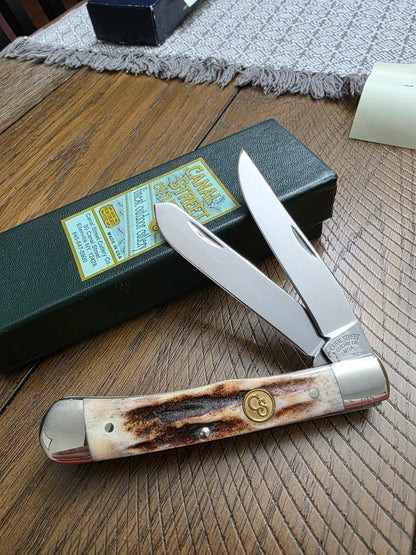 Canal Street Cutlery - Stag Trapper - 2156252 NIB SN105 USA Made