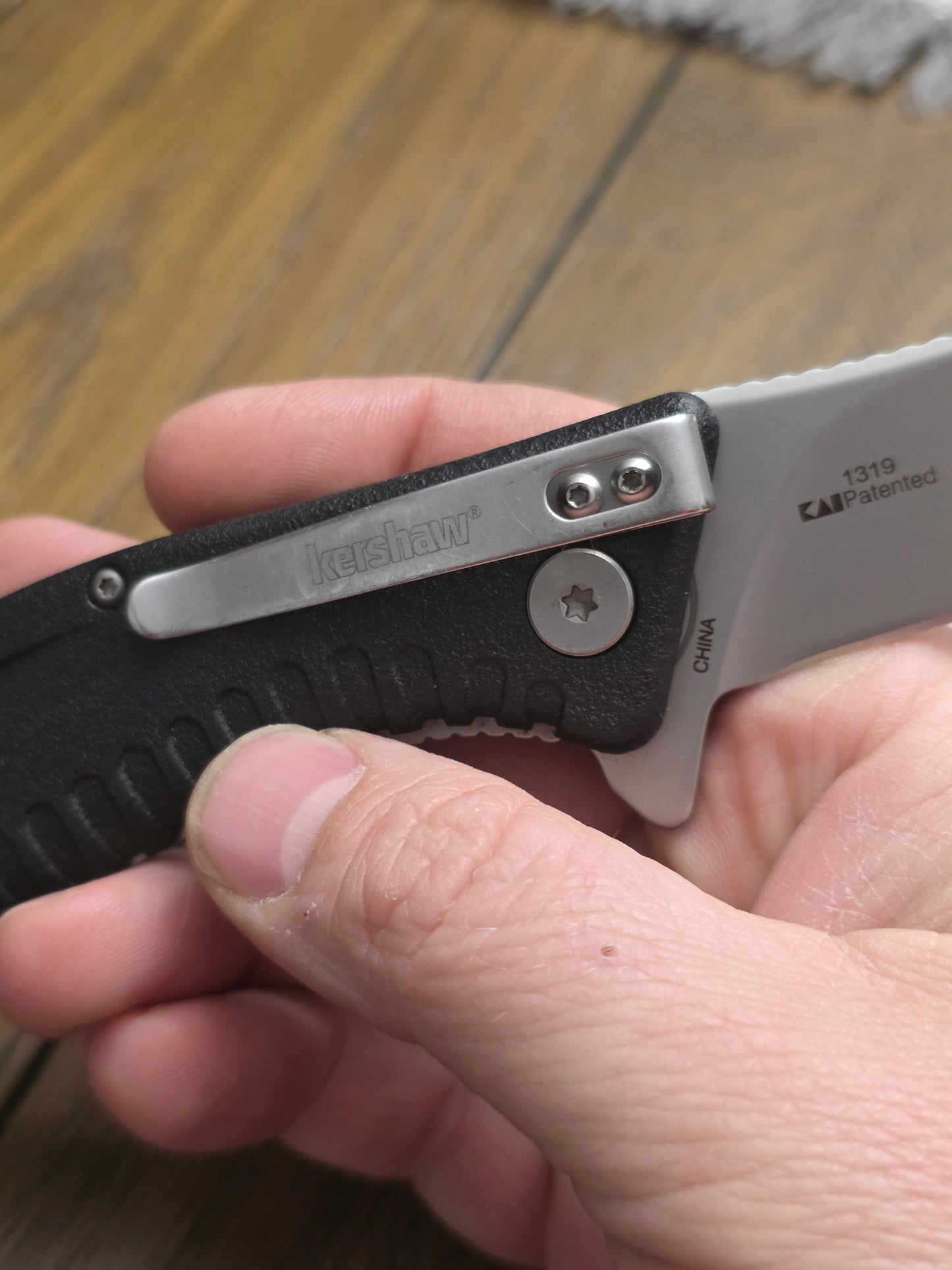 Kershaw Grinder 1319 China Assisted Open Liner Lock Used
