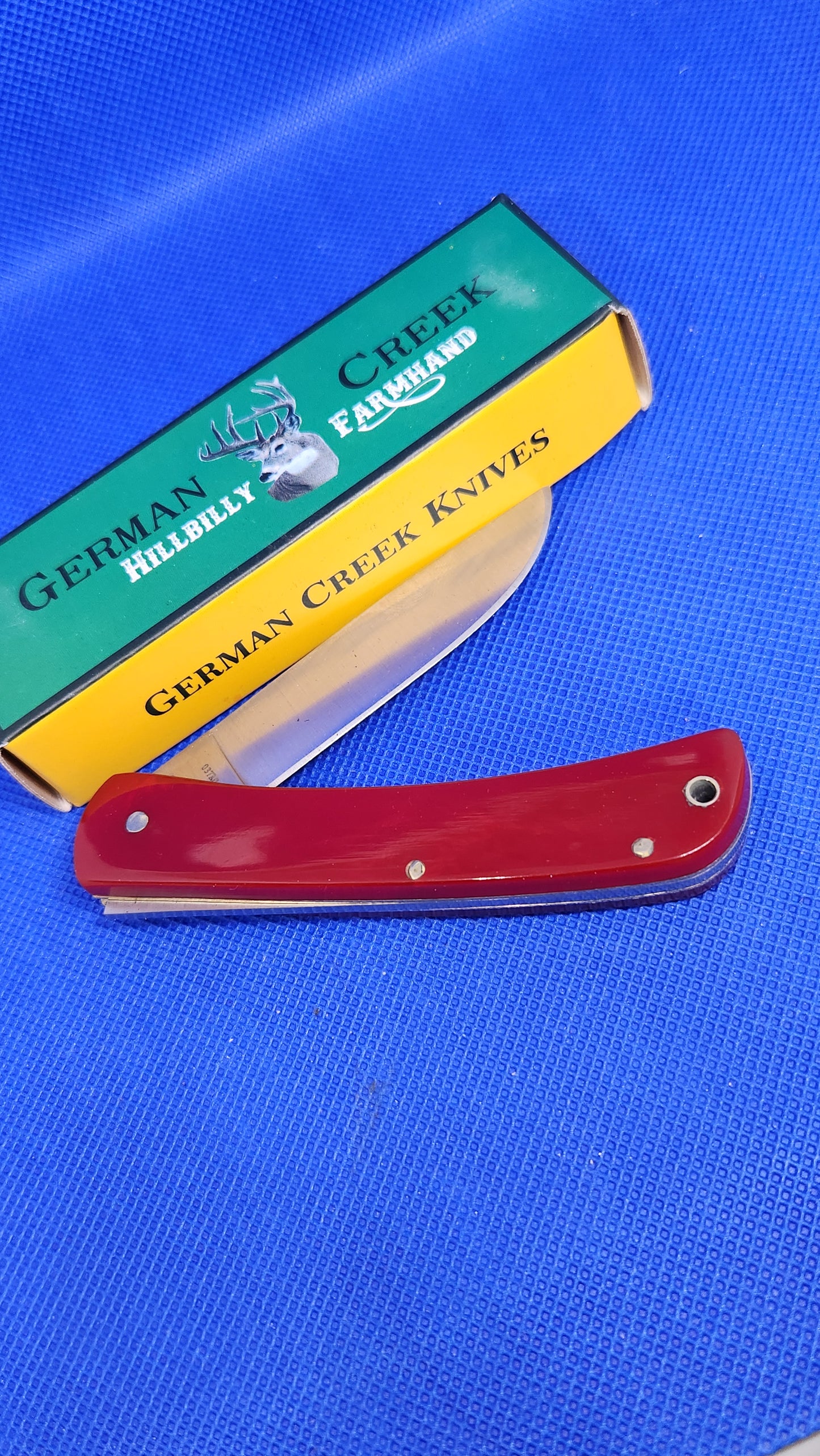 The Hillbilly Farmhand - Crimson Red Synthetic Handles - GCFH037RD
