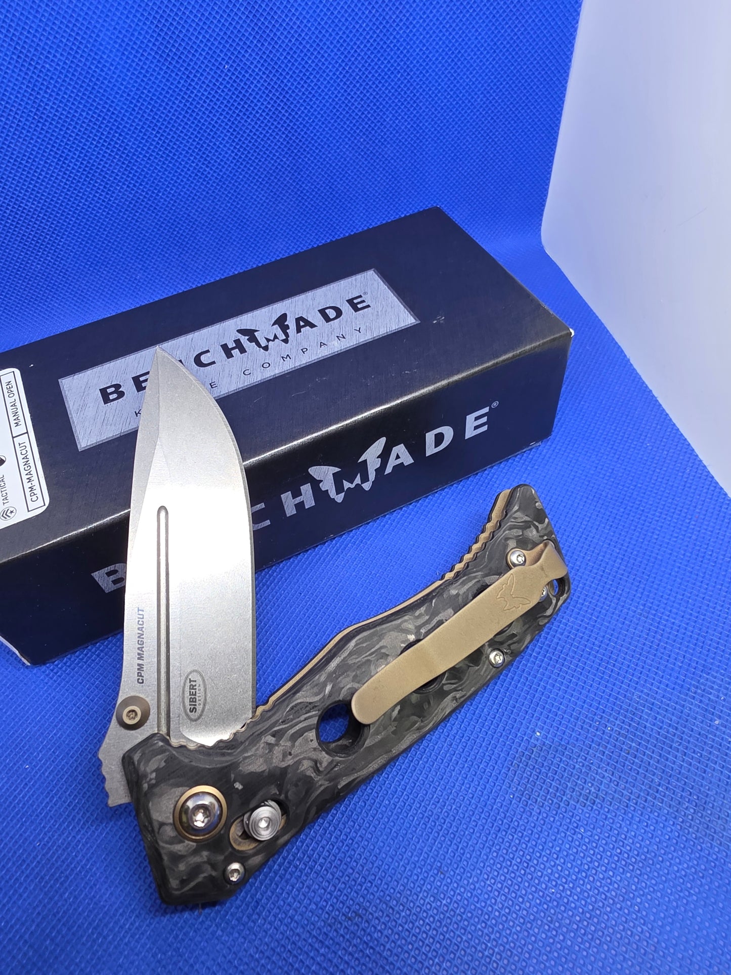 Benchmade 273-03 Mini Adams Carbon Fiber CPM Magnacut - New - Black Class