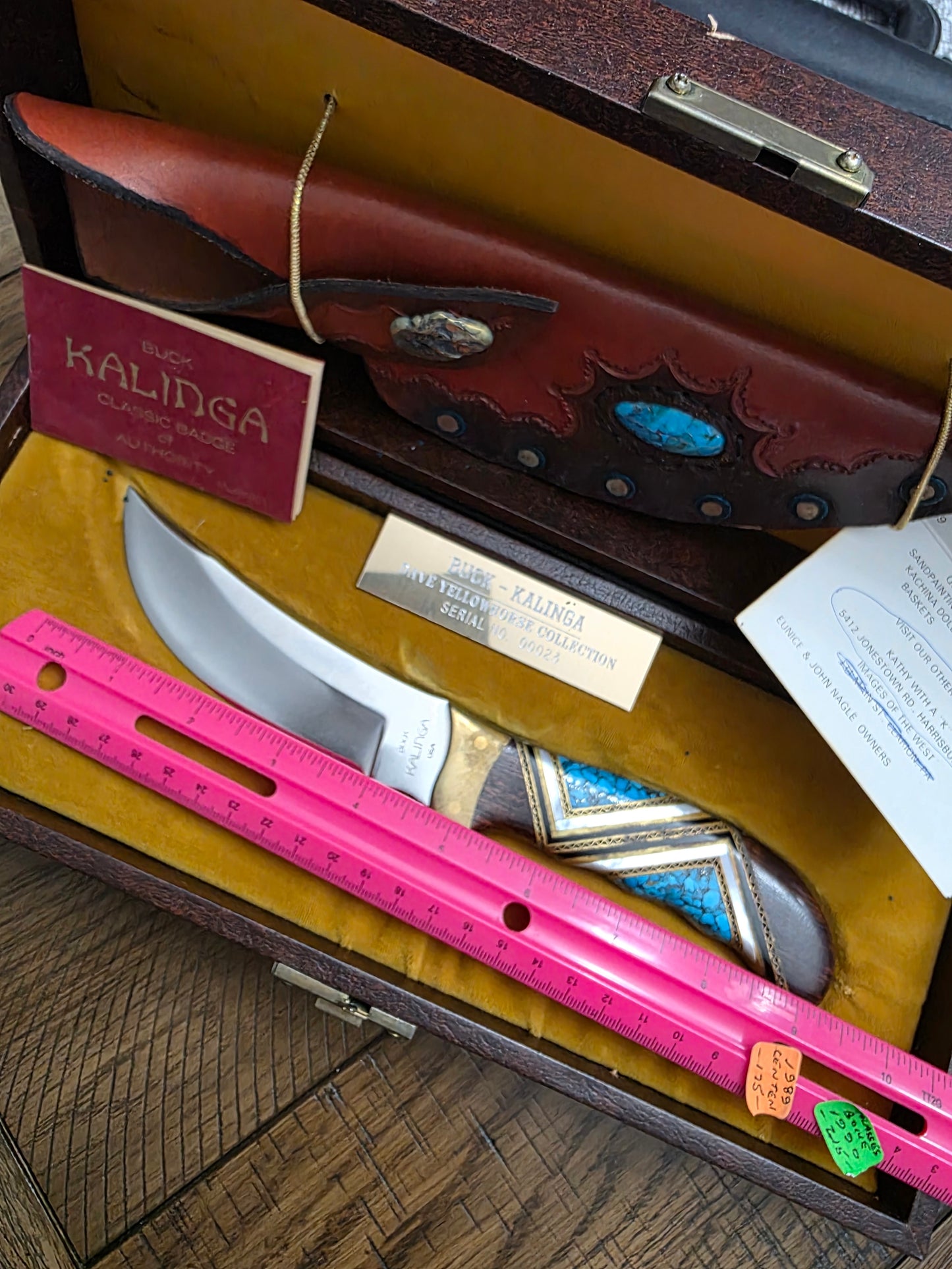 1972-1986 Buck Kalinga Yellowhorse Custom with display box #23