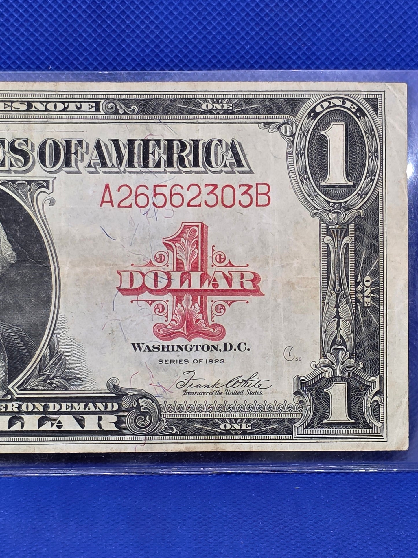 1923 Series Large $1 Red Seal USN Excellent Condition *BEAUTY* Crispy!