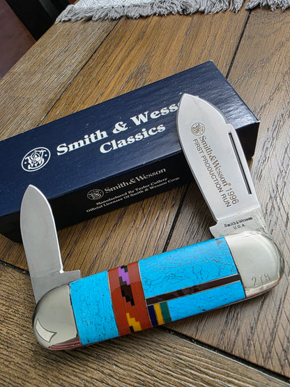 1996 Smith & Wesson Classics - Elephant Toe - First Production Run - Turquoise Handle - Yellowhorse