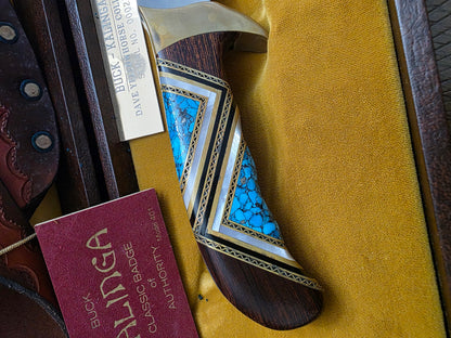 1972-1986 Buck Kalinga Yellowhorse Custom with display box #23