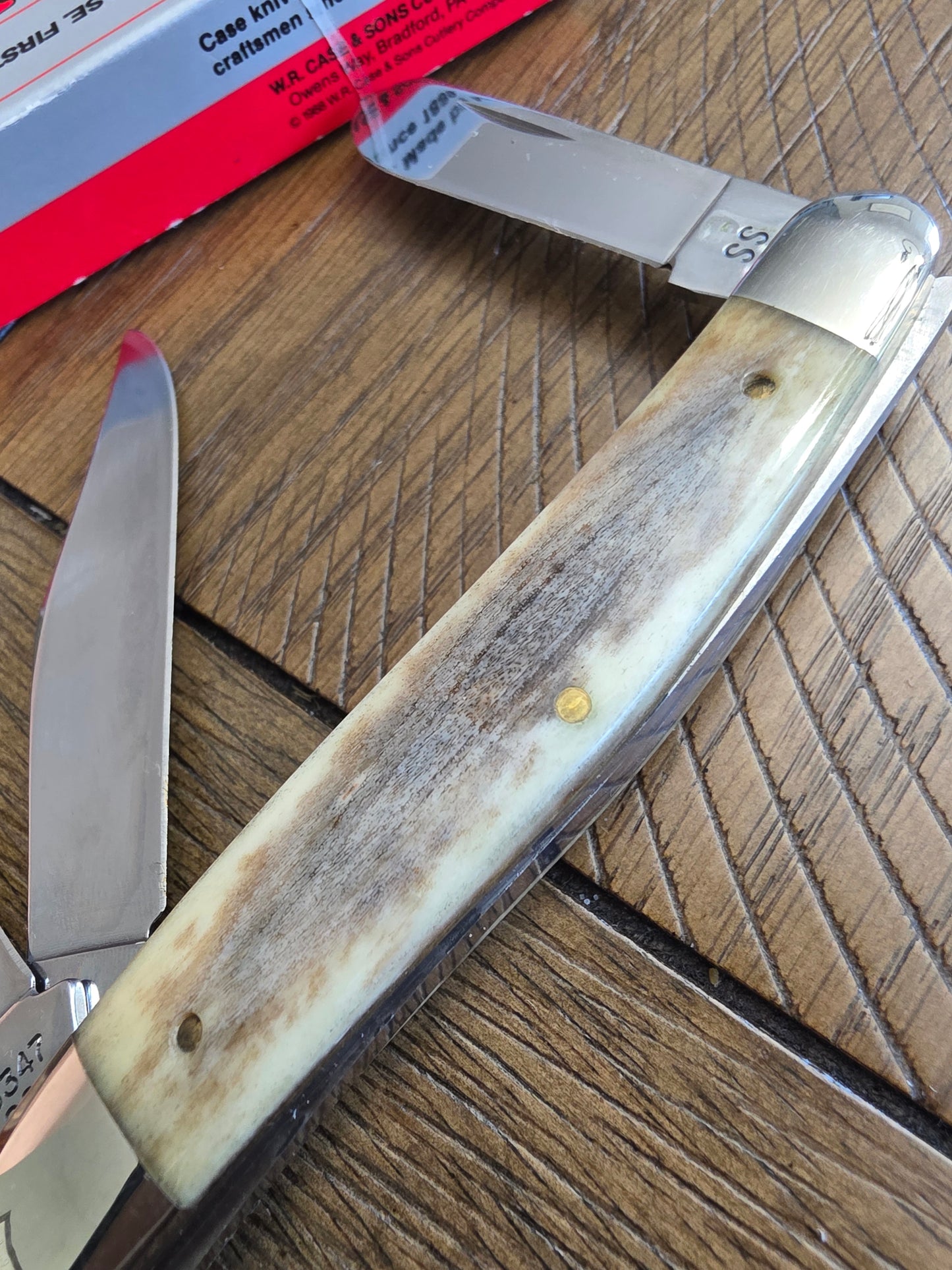 1993 Case XX A6347 Stockman Pocket Knife Appaloosa Handles NIB 01578