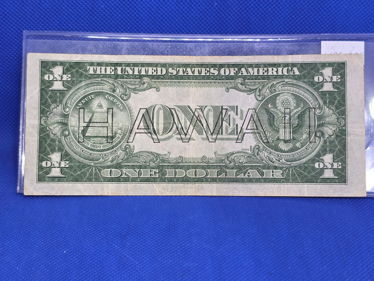 1935A $1 Hawaii Silver Certificate Emergency Note - Nice Condition