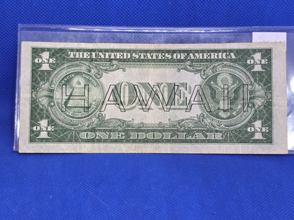 1935A $1 Hawaii Silver Certificate Emergency Note - Nice Condition
