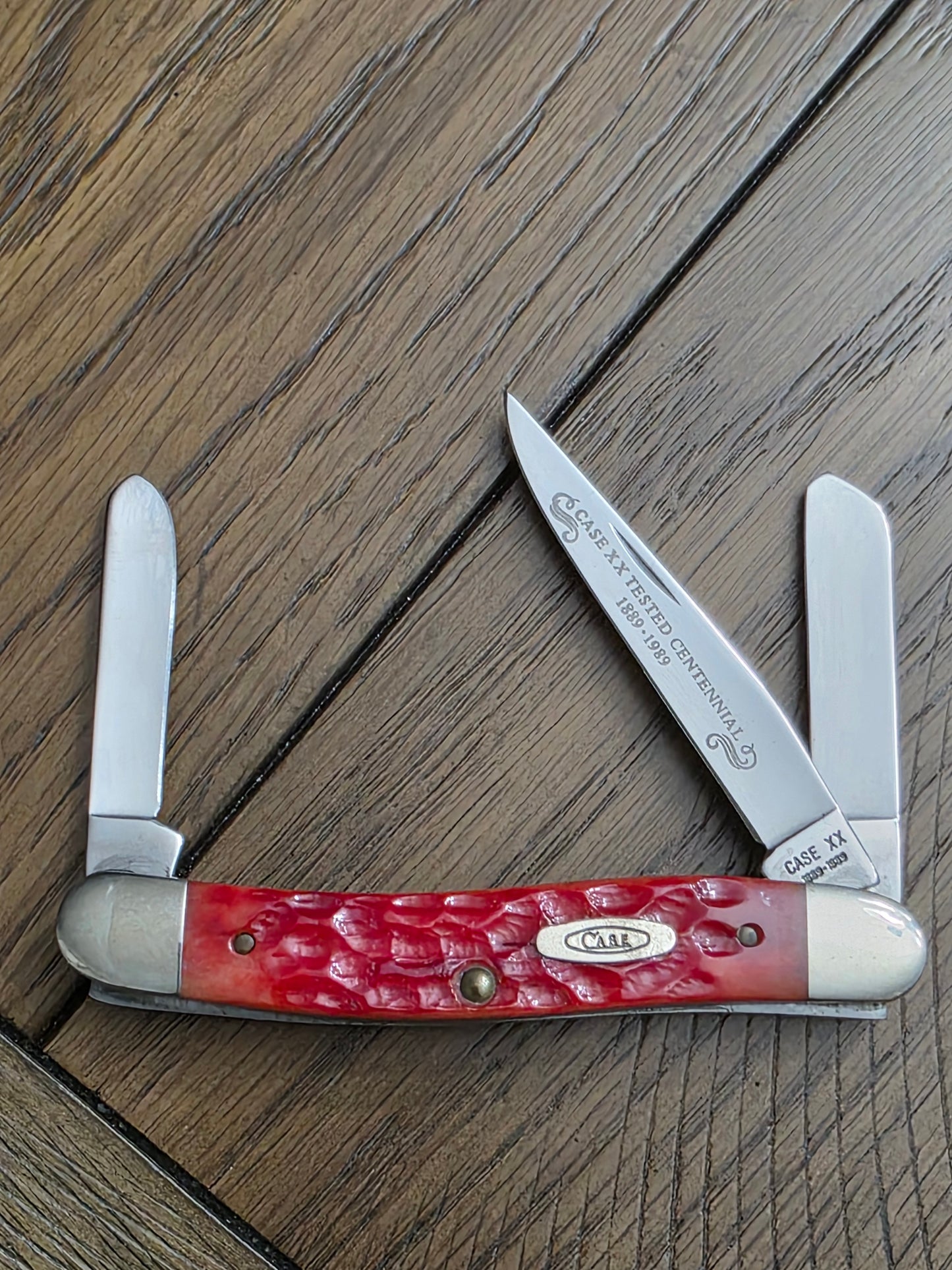 1989 Case XX R6318 Red Bone Stockman Centennial