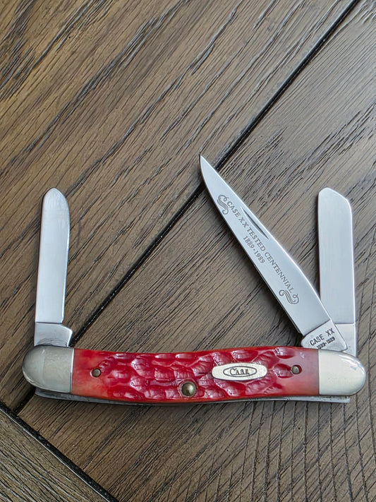 1989 Case XX R6318 Red Bone Stockman Centennial