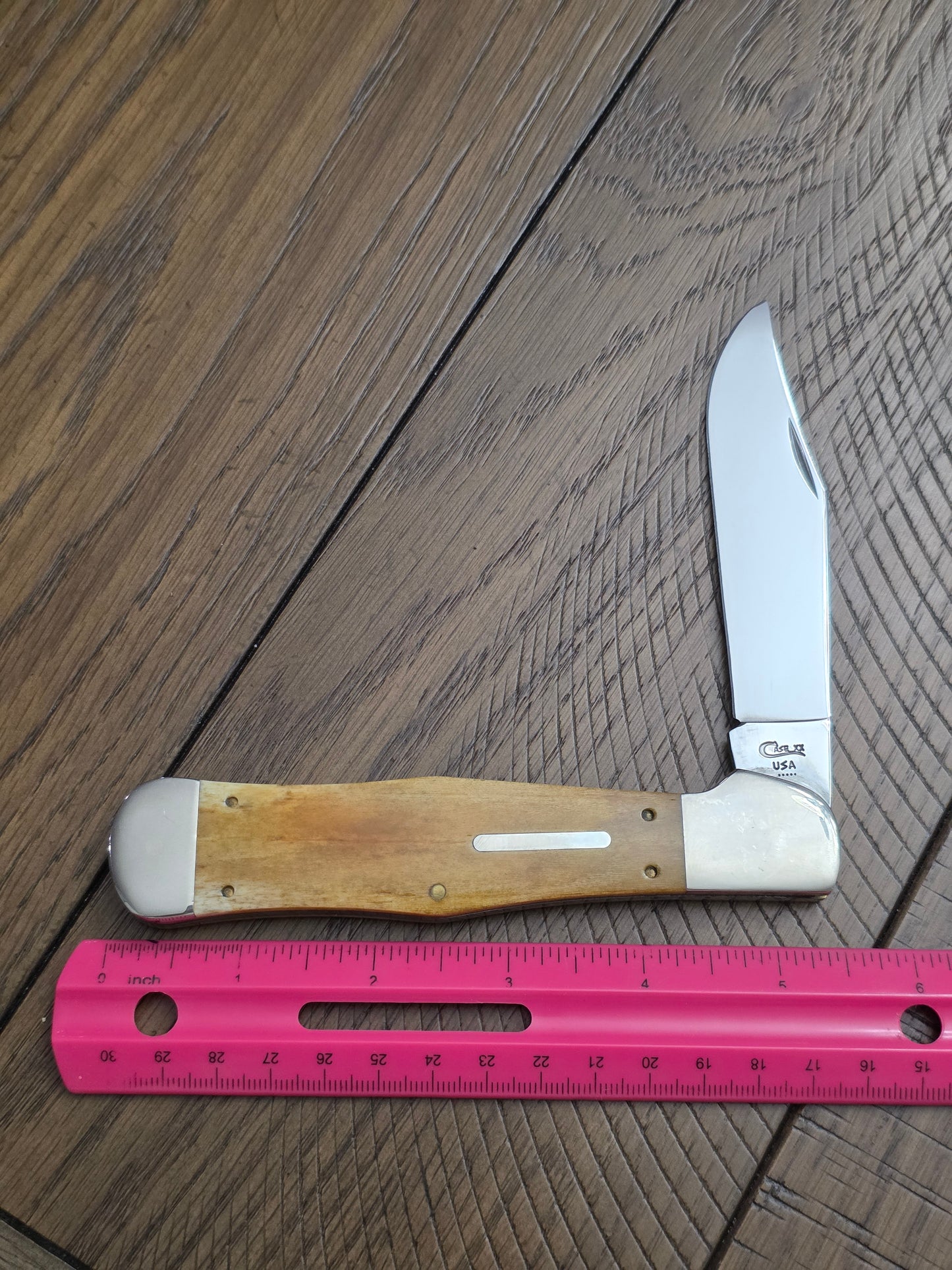 1995 Case XX Coke Bottle Smooth Antique Bone Handle C61050