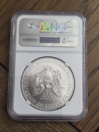 1998 SAE Silver American Eagle $1 Silver Dollar MS 69 NGC
