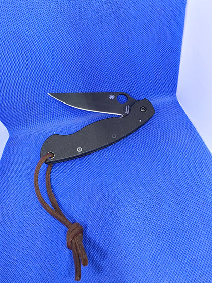 Spyderco Military 2 - Plain Black Linerlock - CPMS30V - Lightly Used