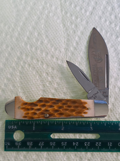 Kilby Tradition - Flop Eared Jack - Honey Bone jigged Handle- KT-35HJB