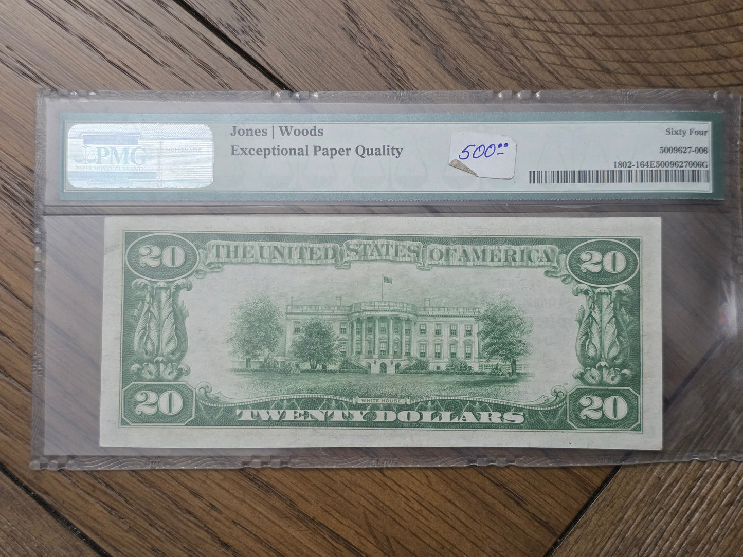 1929 Series $20 Bank Note of First National Bank Pikeville Kentucky