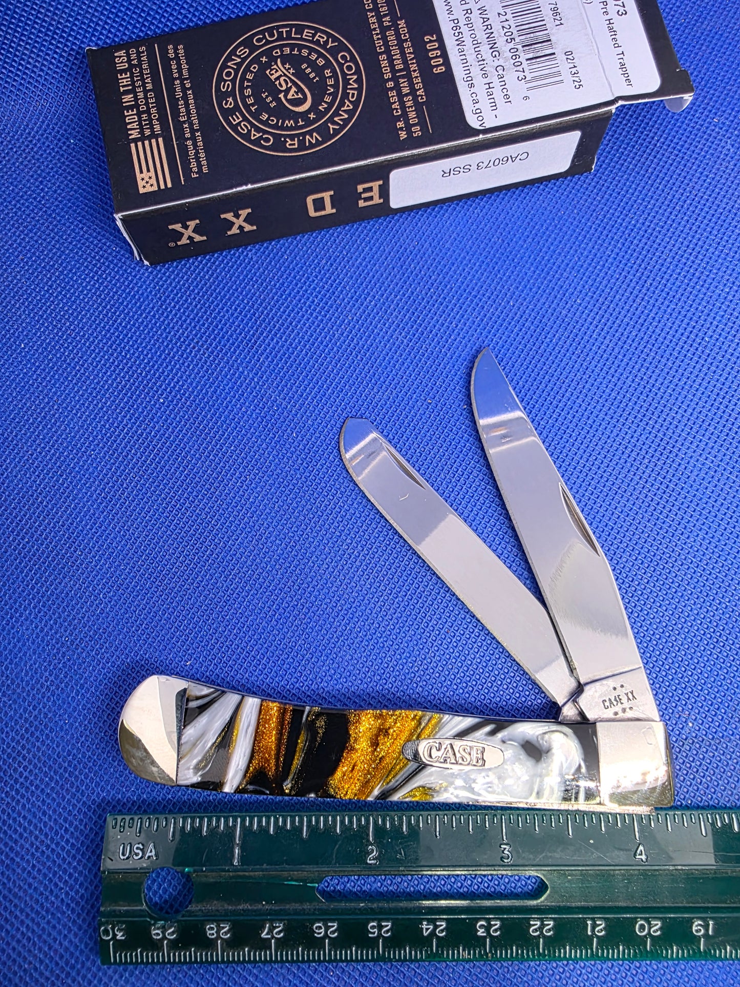 Case XX Corelon Trapper with Summer Sun Rise Handles  - 6073-SSR