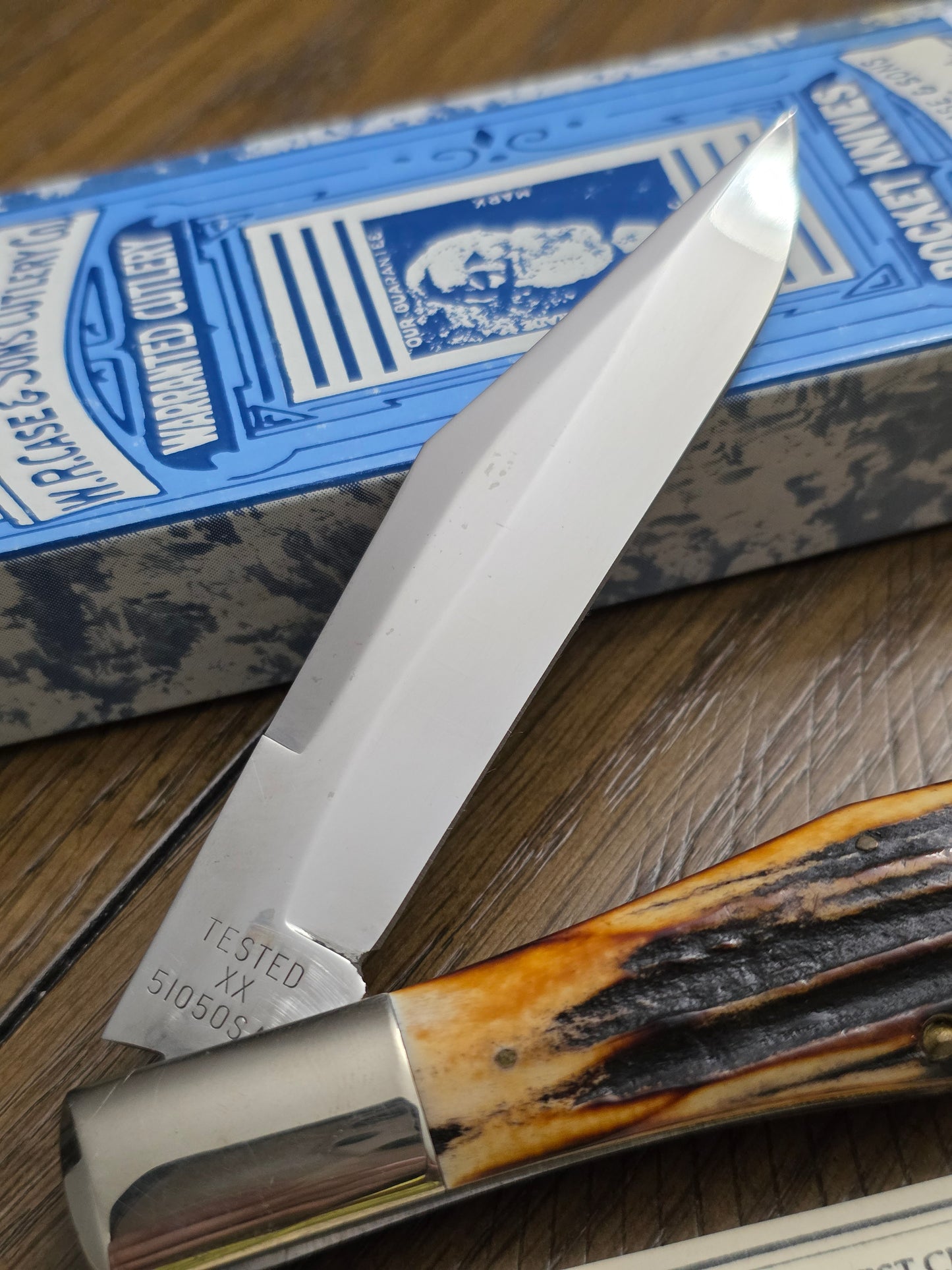 1991 Case XX Classic 51050 Large Coke Bottle with Stag Handle 1 of 750