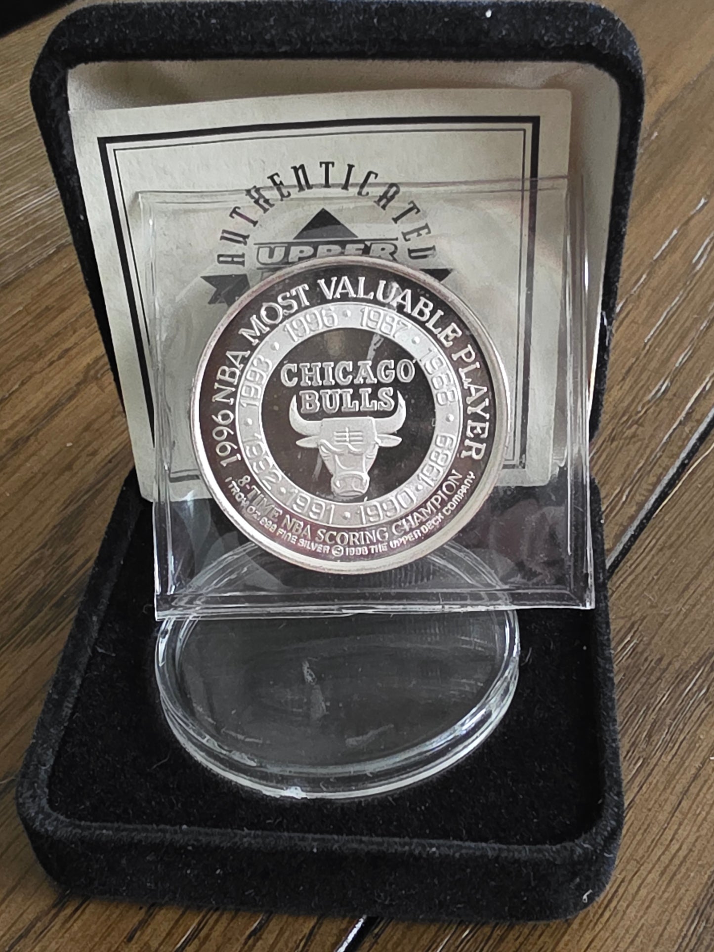 Michael Jordan Chicago Bulls #23 - Commemorative coin - 1oz silver medallion 1 of 10000