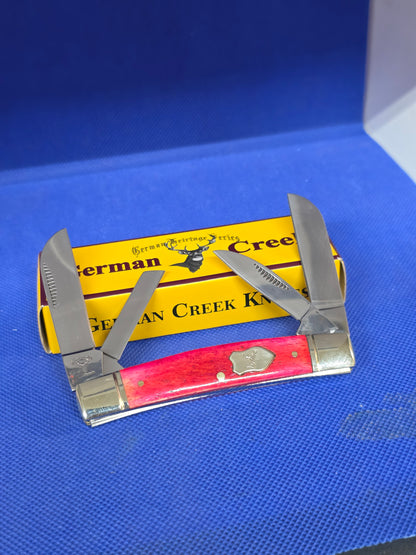 GERMAN CREEK  Congress - Smooth Red Bone Handles - EM2567064RBN