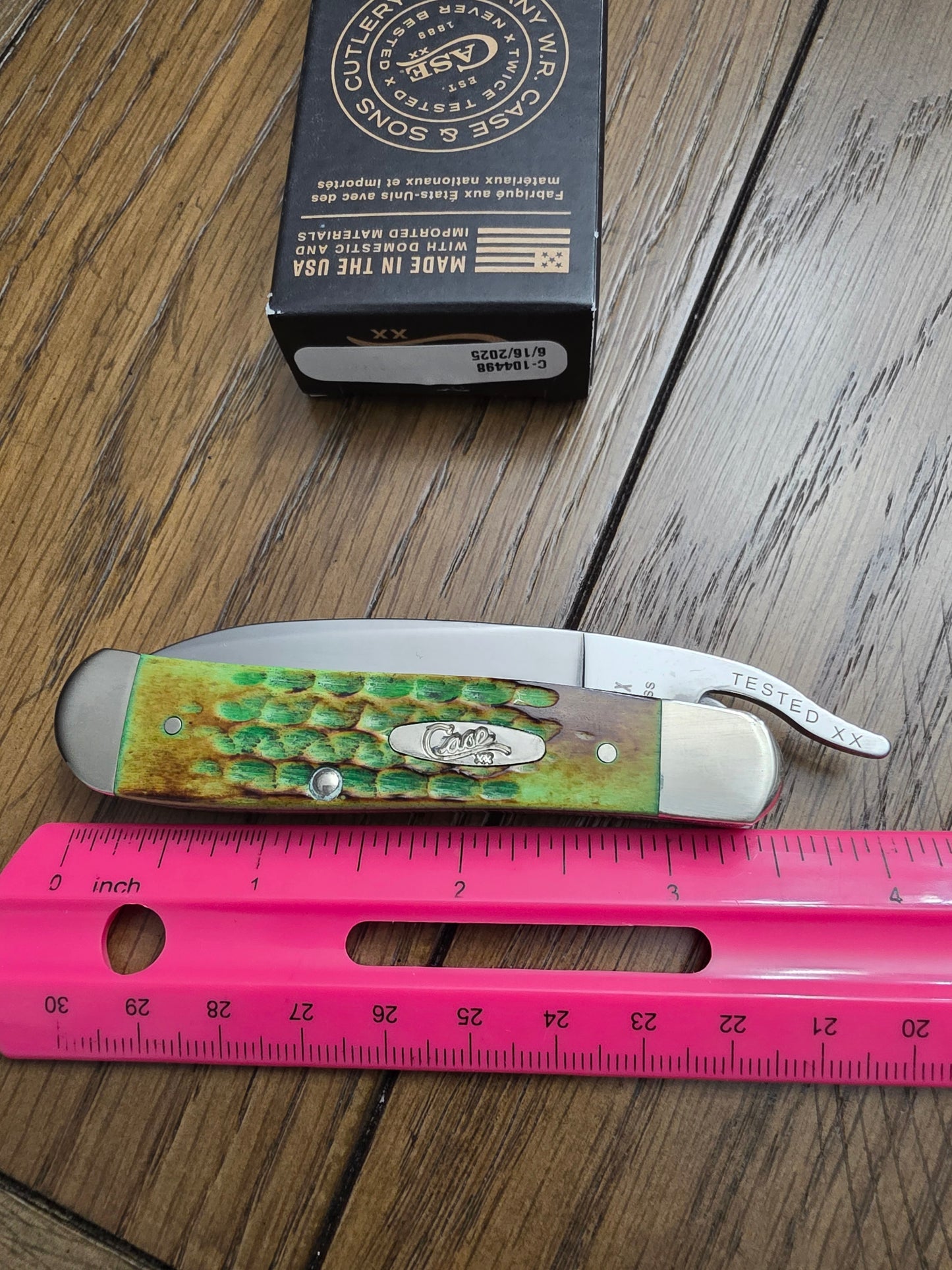 2025 Case XX Lizard Skin Russlock Knife 22747 NIB Exclusive