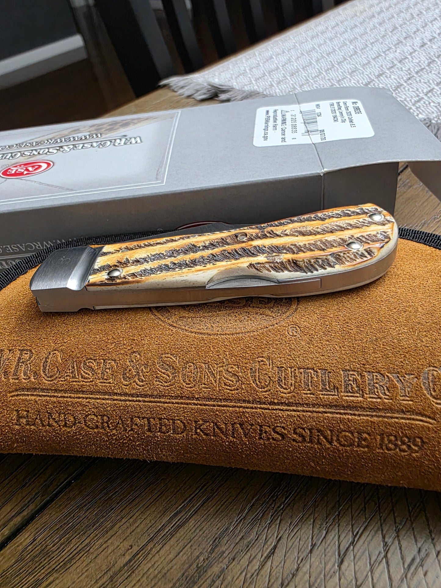 2020 Case XX Lanny's Clip Bonestag Handles 08835 NIB