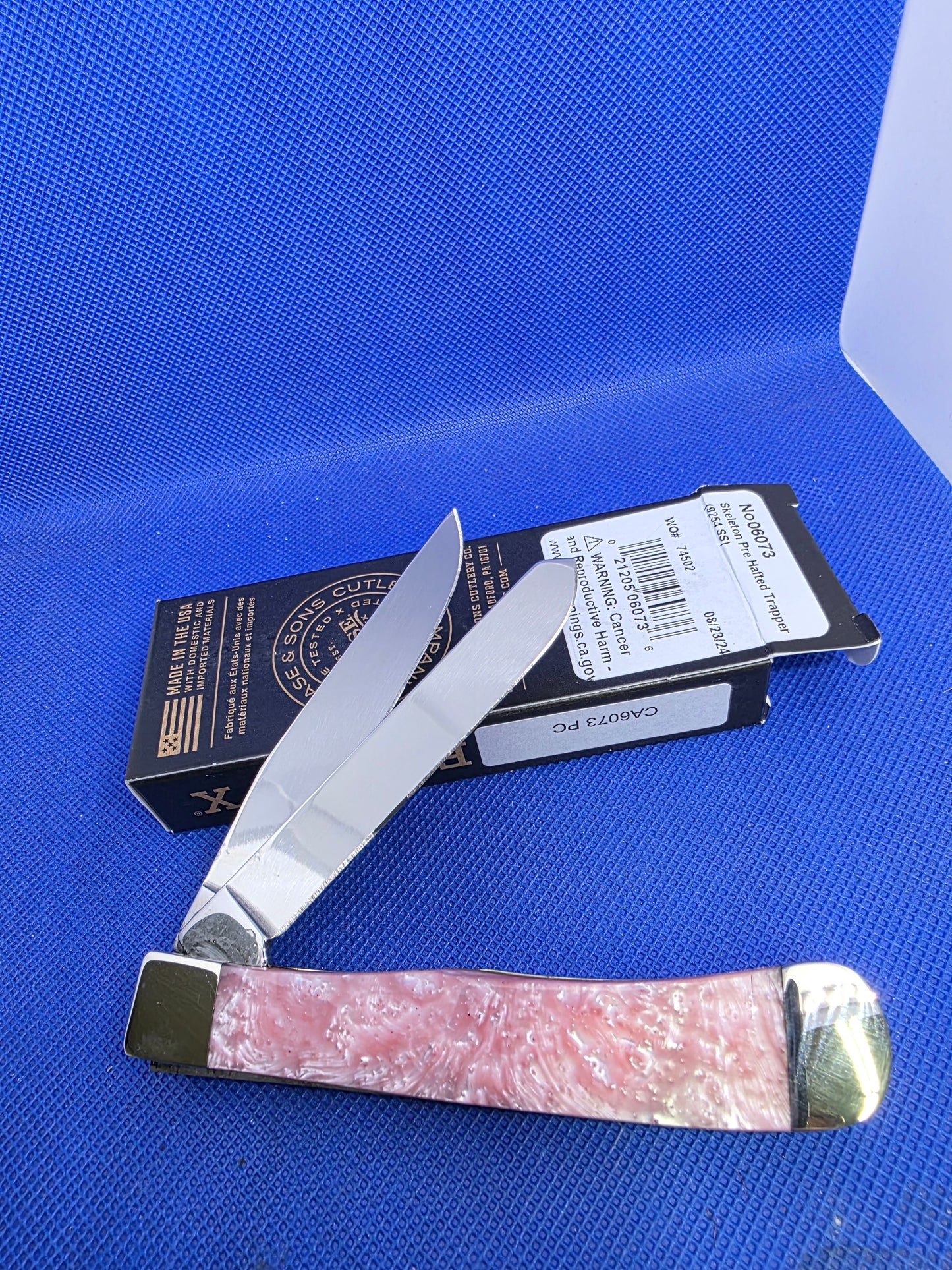 Case XX Corelon Trapper with Pink Cloud Handles - 6073-PC