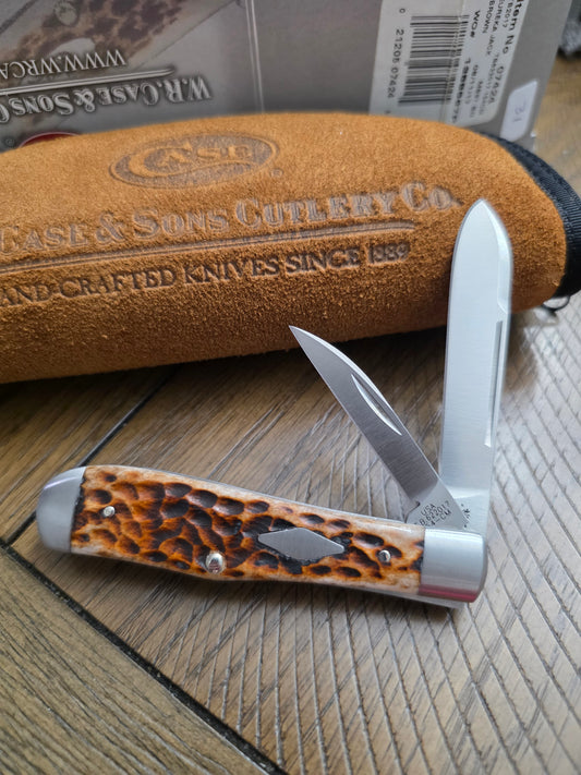 2017 Case XX Tony Bose Eureka Jack Brown Bone 154CM - 07424