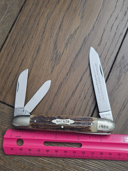 1975 NKC&DA Kissing Krane Cigar Whittler Stag Handle German 1 of 1200