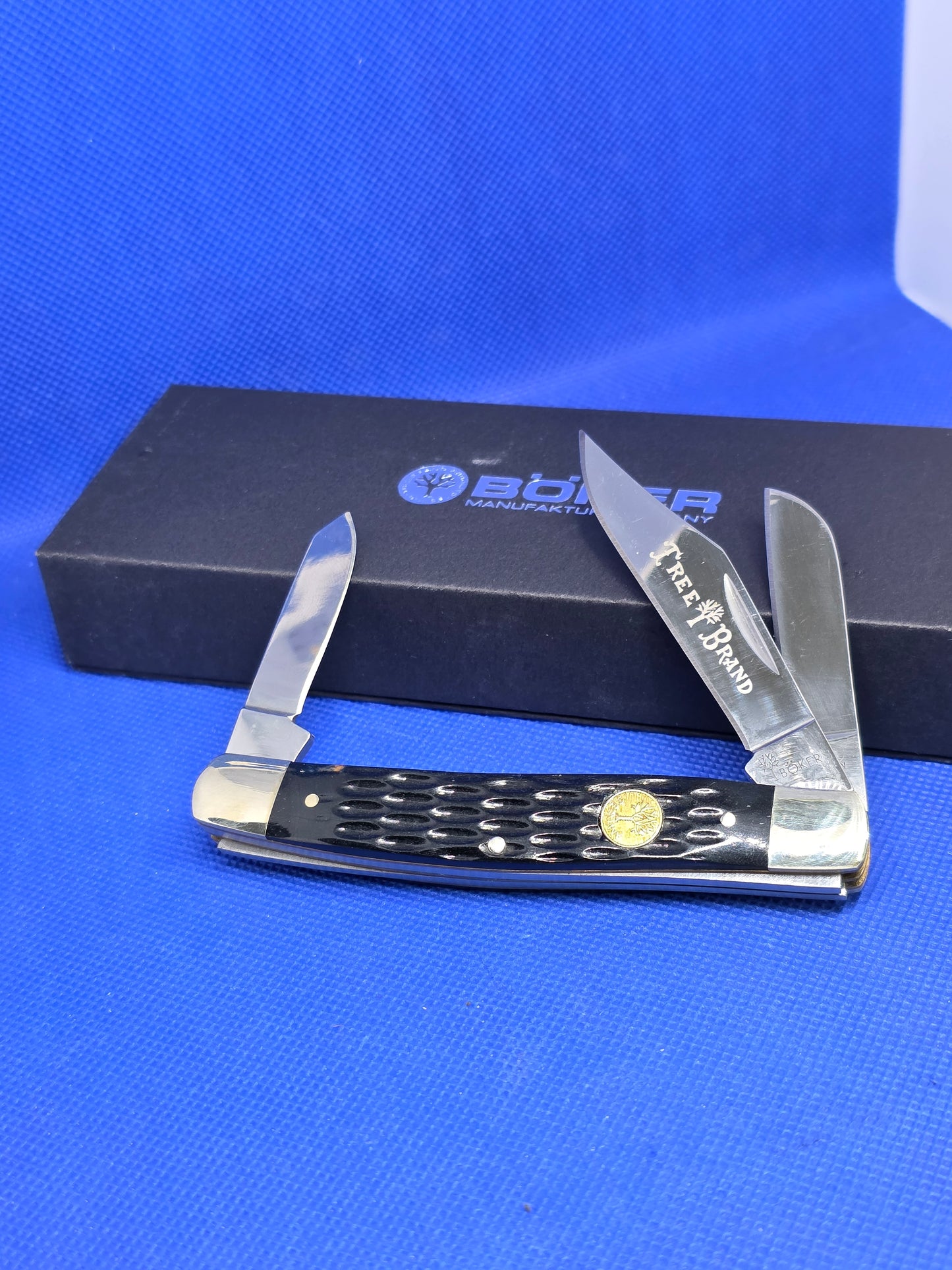 Boker TS Jigged Black Bone Stockman 110725