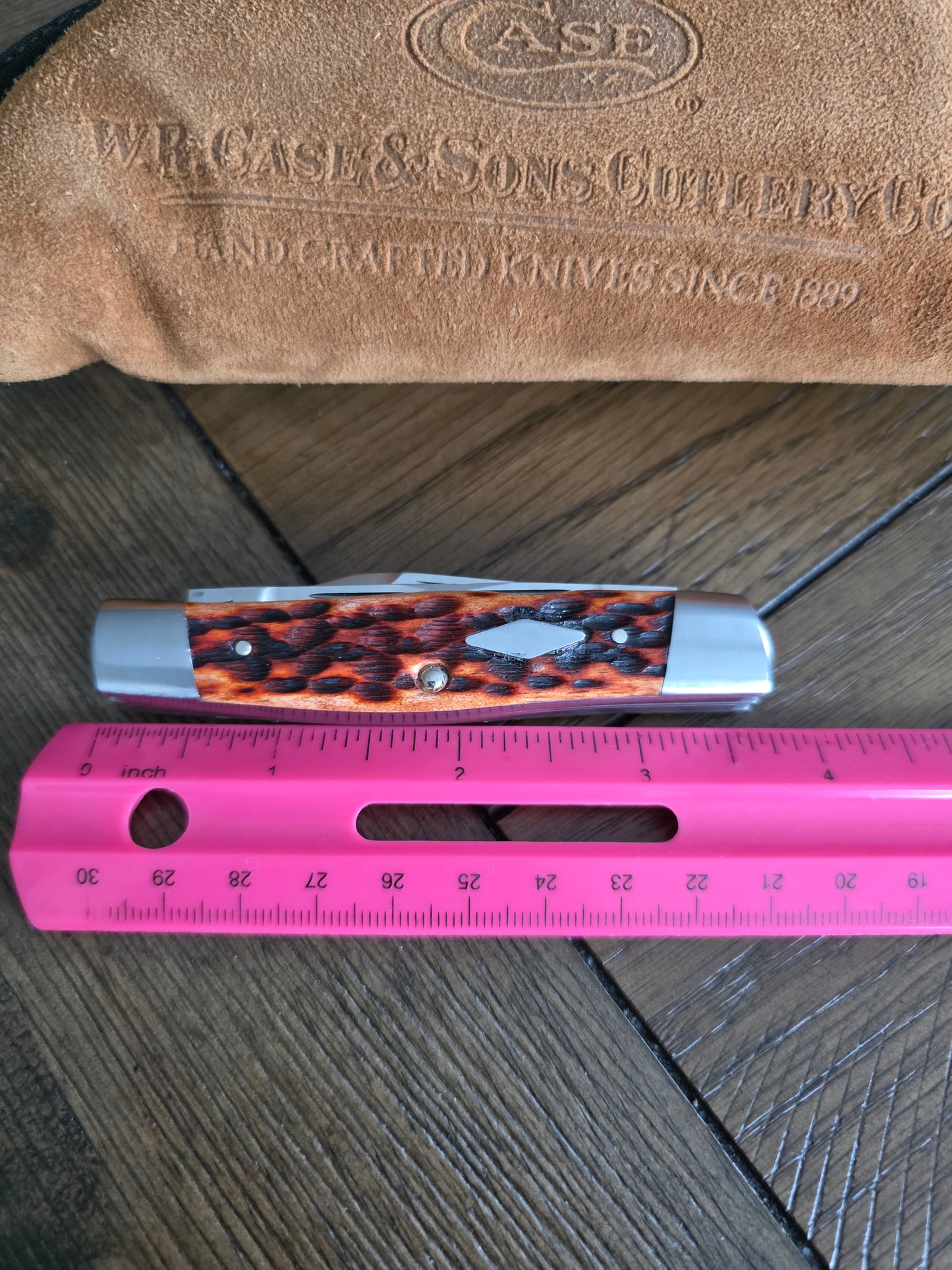 2015 Case XX Tony Bose Cattle Knife Antique Bone 07222 154CM