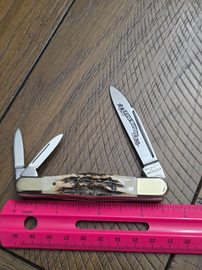 Parker Cut Co Japan - Stag Handle Whittler - First Monday Series