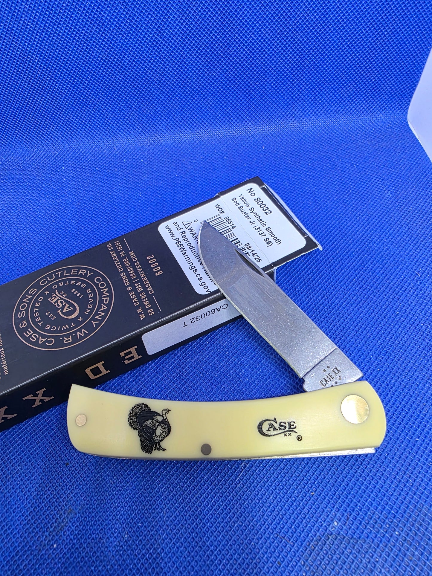 Case XX - Yellow Sod Buster Jr. - Turkey - CA80032 T