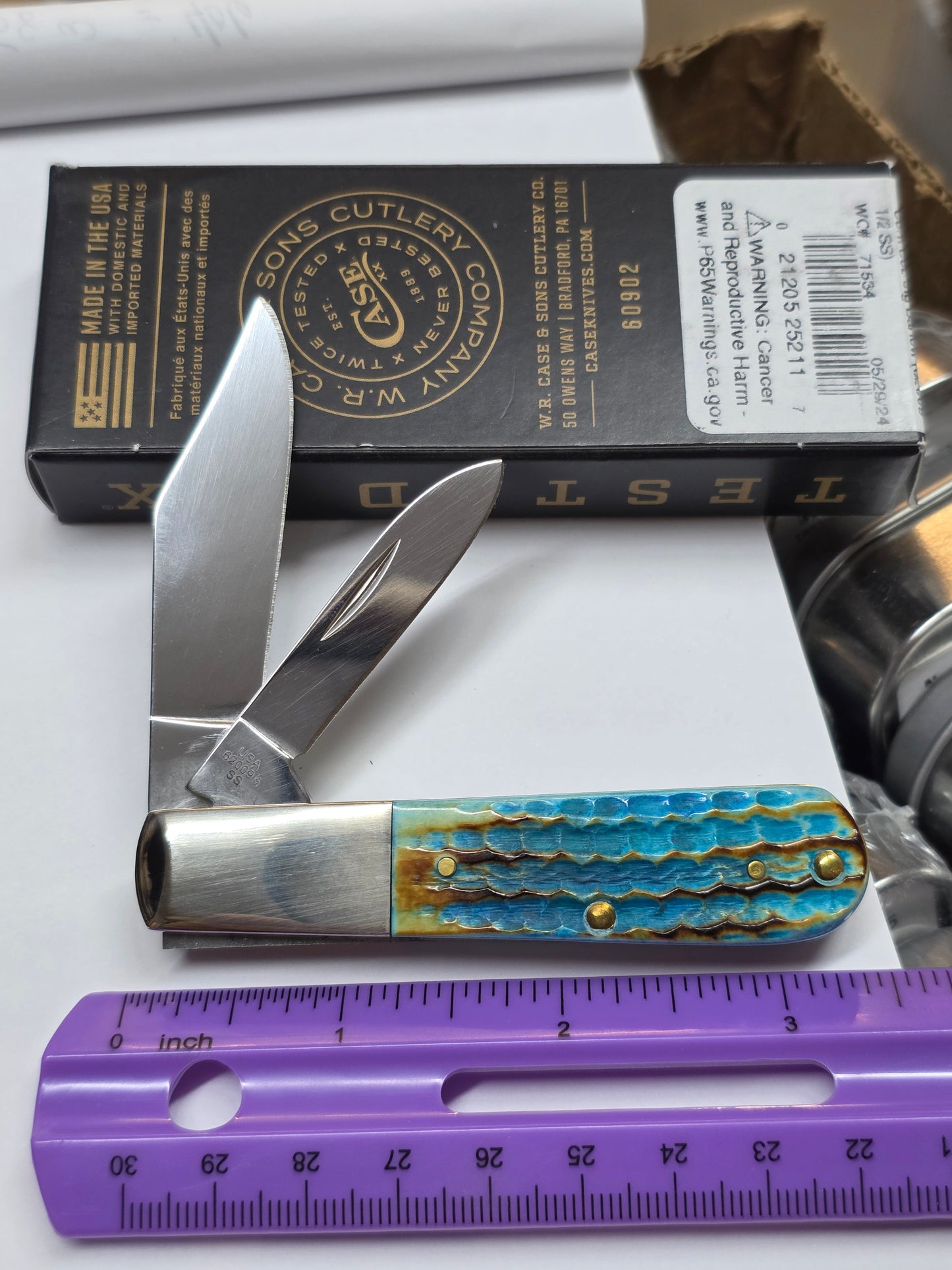 2025 Case XX Burnt Sea Dragon Barlow 62009 1/2 SMKW Exclusive 25211