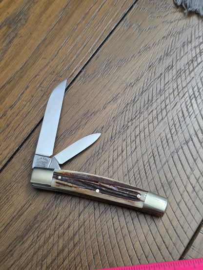 Fight N' Rooster - 2 Blade Congress with Stag Handles - Frank's Celebrated