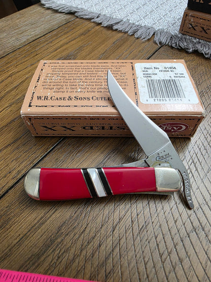 2004 Case XX Coral Russlock 01454 NIB EX1953L Exotic Series