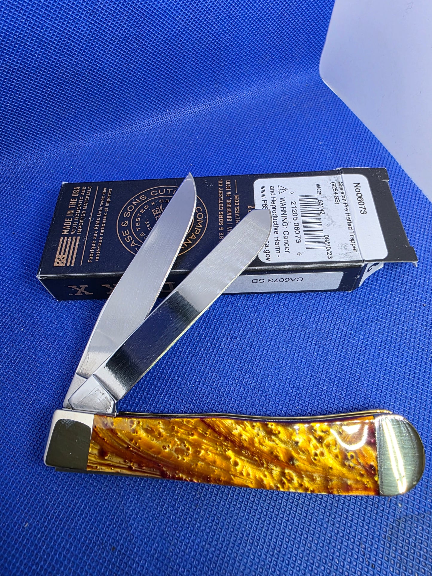 Case XX Corelon Trapper with Sun Dance Handles  - 6073-SD