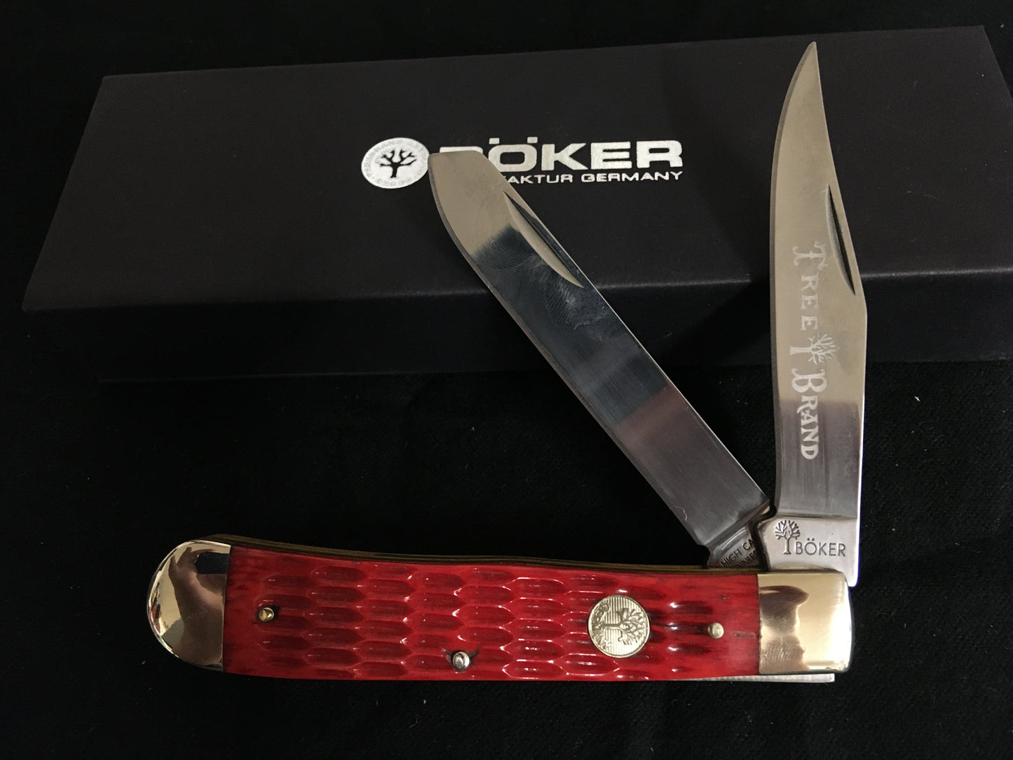 Boker TS Red Bone Trapper 110747