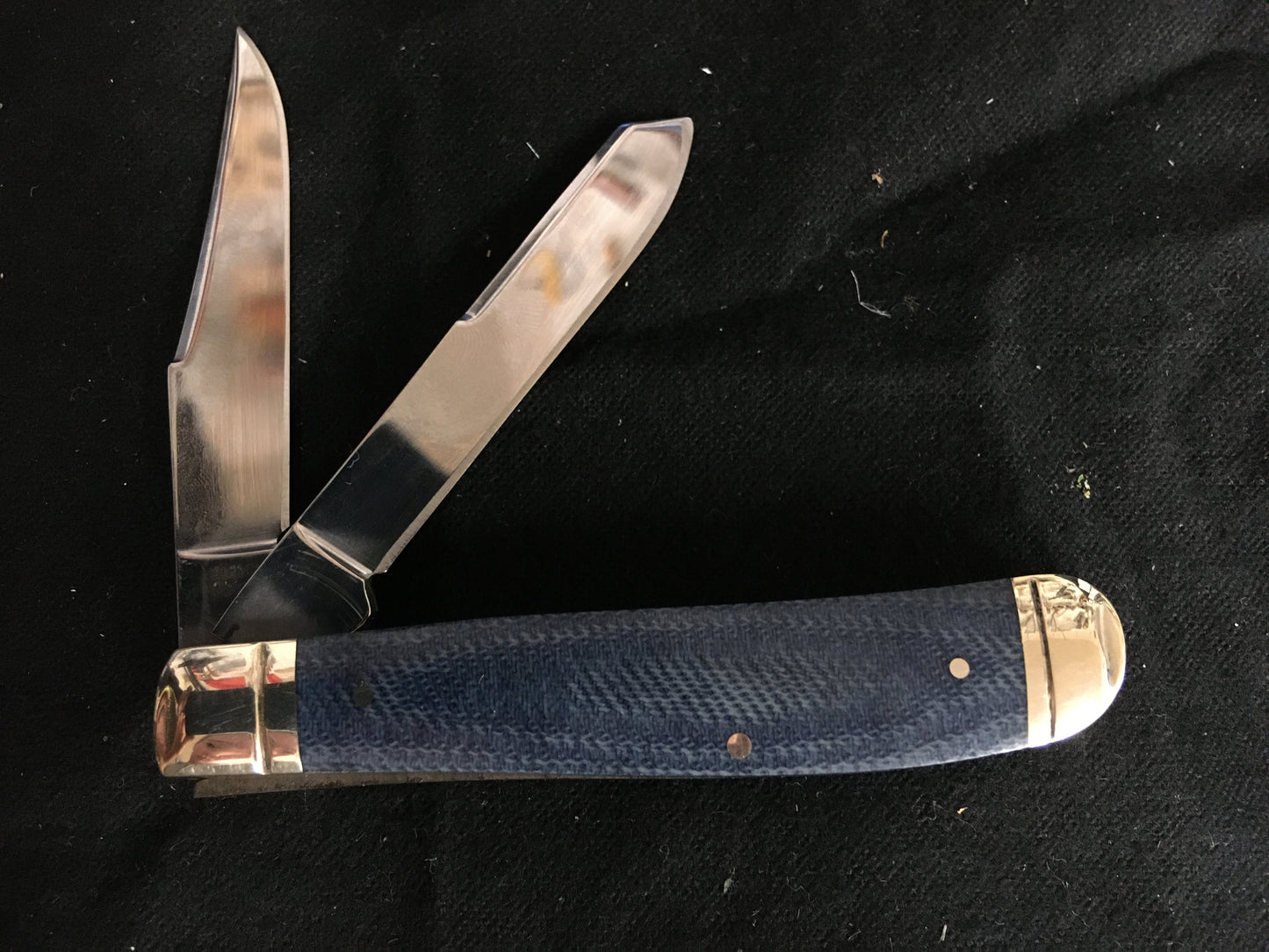 Rough Ryder Denim Micarta Mini Trappeur RR2187