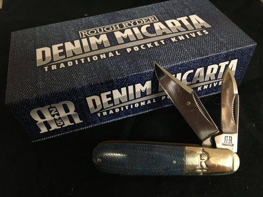 Denim Ryder rugueux Micarta Barlow RR2191