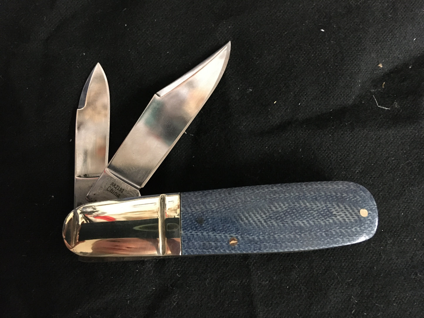 Rough Ryder Denim Micarta Barlow RR2191